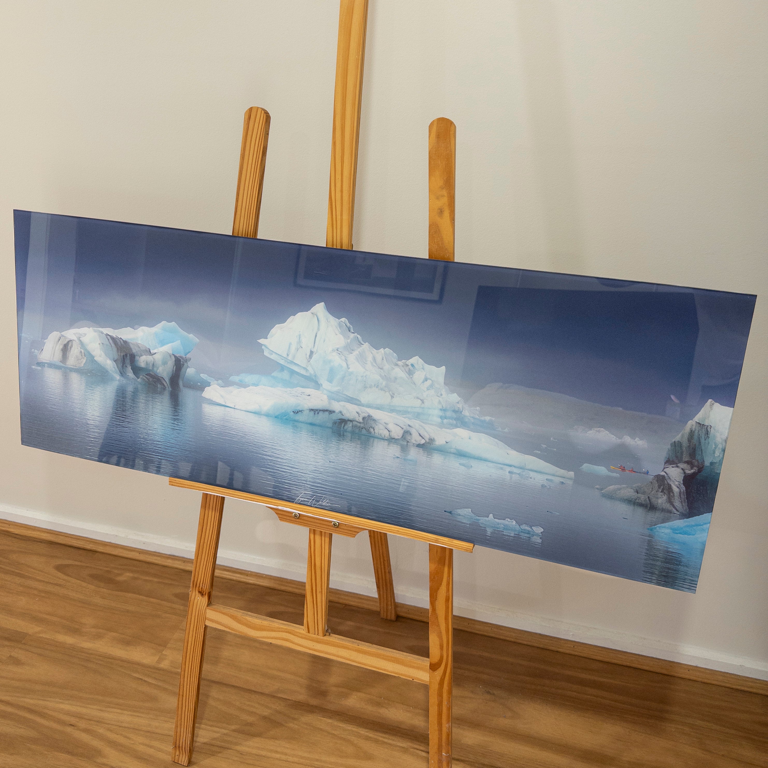 Blue Bergs Acrylic Print