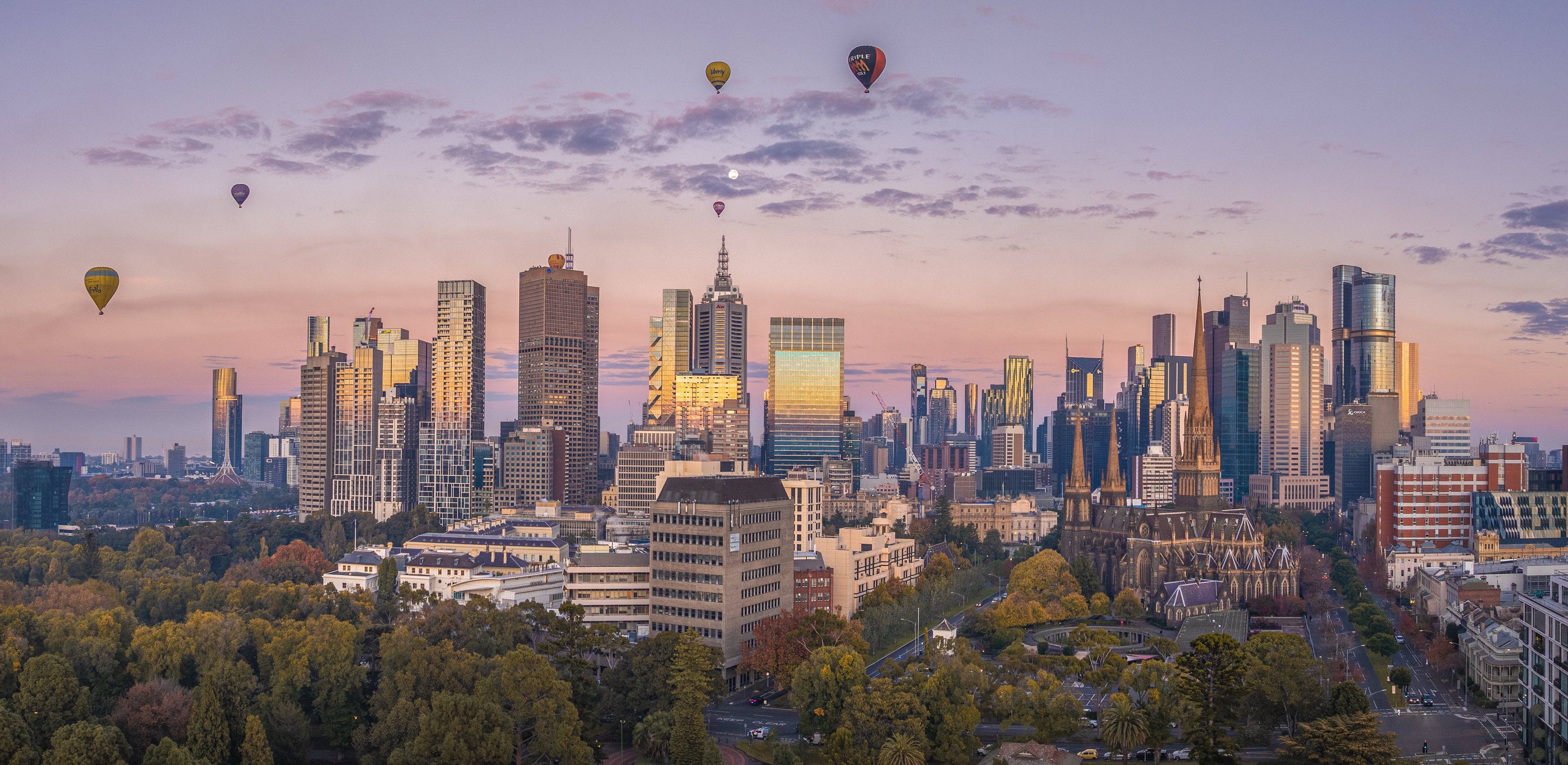 Balloons Above Melbourne