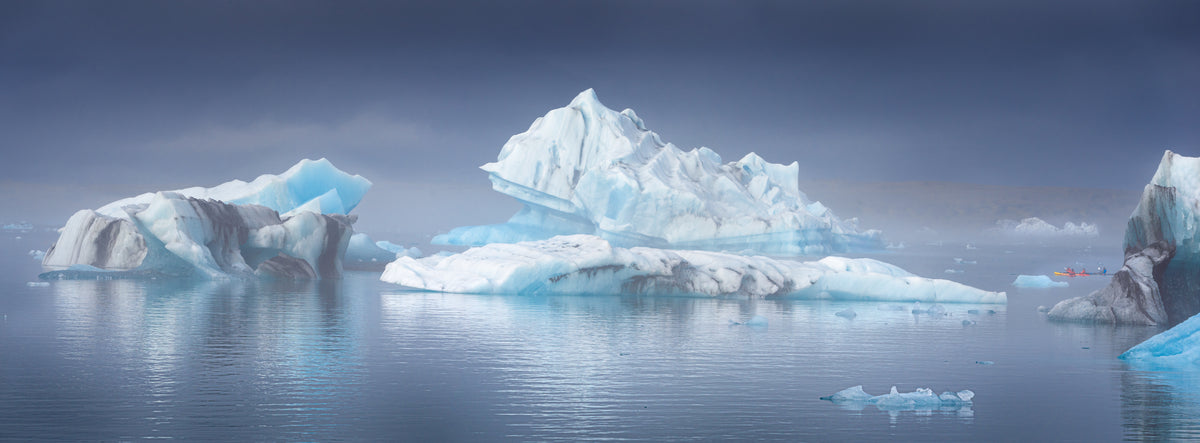 Blue Bergs Acrylic Print