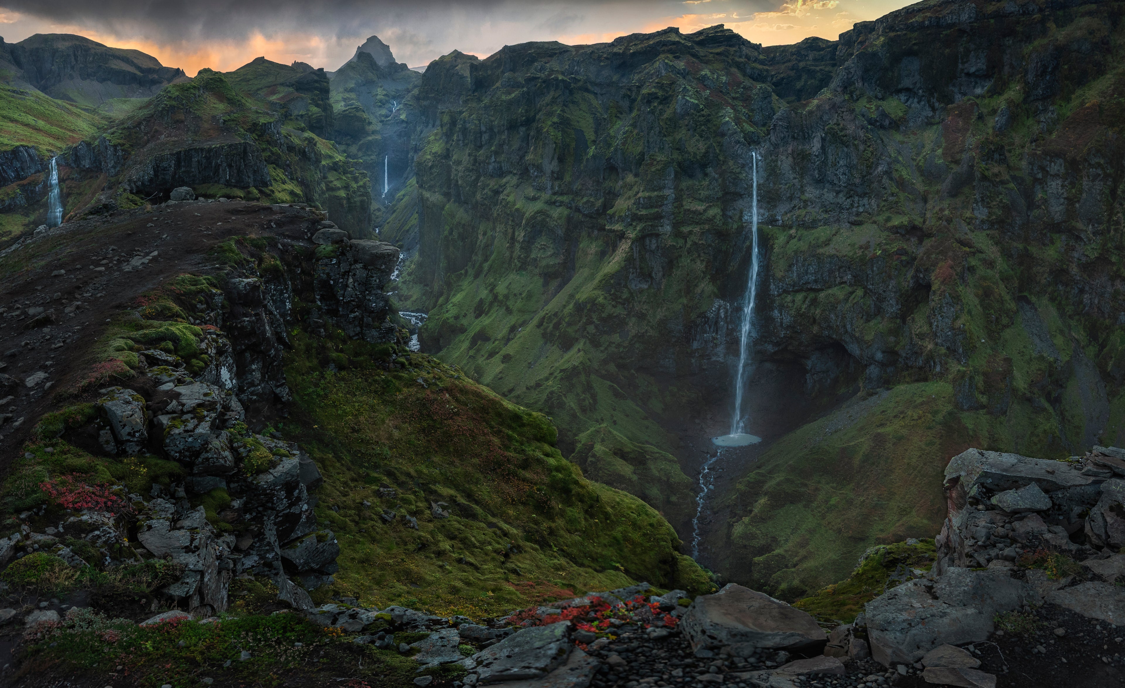Moss and Falls